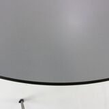 Eighties design Dutch design dining table with beautiful thin top