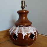 Ceramic lamp fat lava