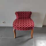 Velvet extra armchair