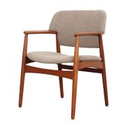 Oak armchair, Danish design, 1960s, designer: Ejner Larsen & Aksel Bender Madsen, production: Fritz