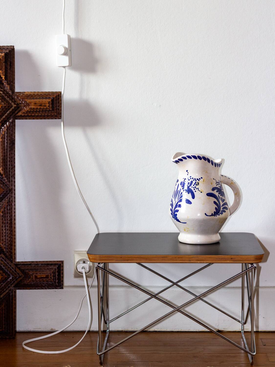 Glazed ceramic pitcher, Atelier de Nissy, Annecy, 1960s