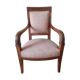 Fauteuil Empire noyer