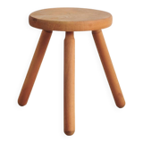 Wooden milking stool
