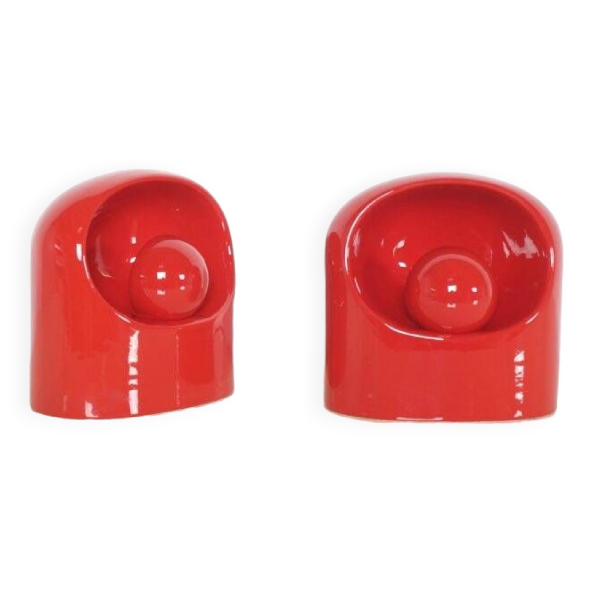 Set of Ceramic Table Lamps by Marcello Cuneo for Gabbianelli, 1960s