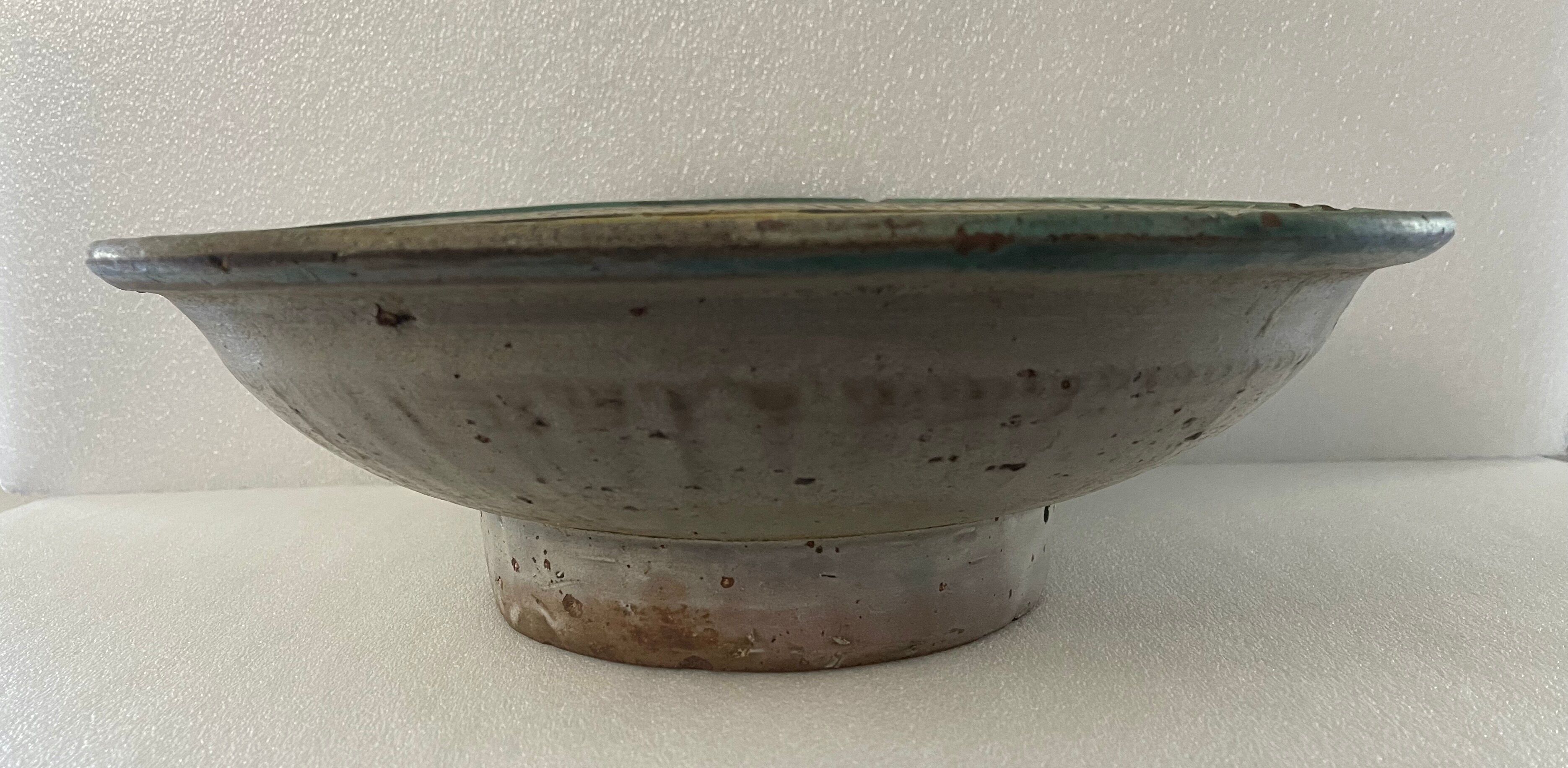 Dish Morocco Fez decorated with a thousand pasta XVIII or XIX Africa