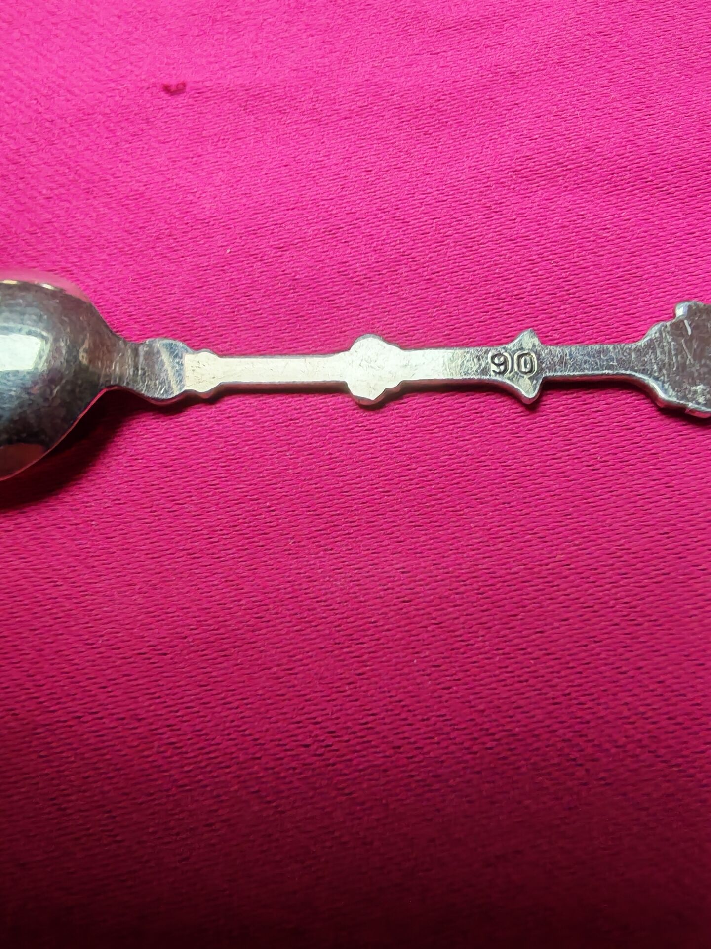 Set of 6 vintage silver-plated mocha spoons – Mark 90