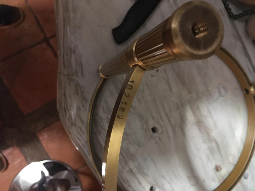 Table gigognes en bronze