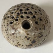 Vase céramique grès pyrité vintage design années 60