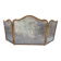Fireplace screen in brass