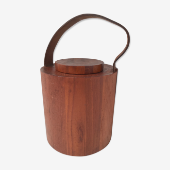 Teak ice bucket by Jens H. Quistgaard for Nissen, Denmark 1960