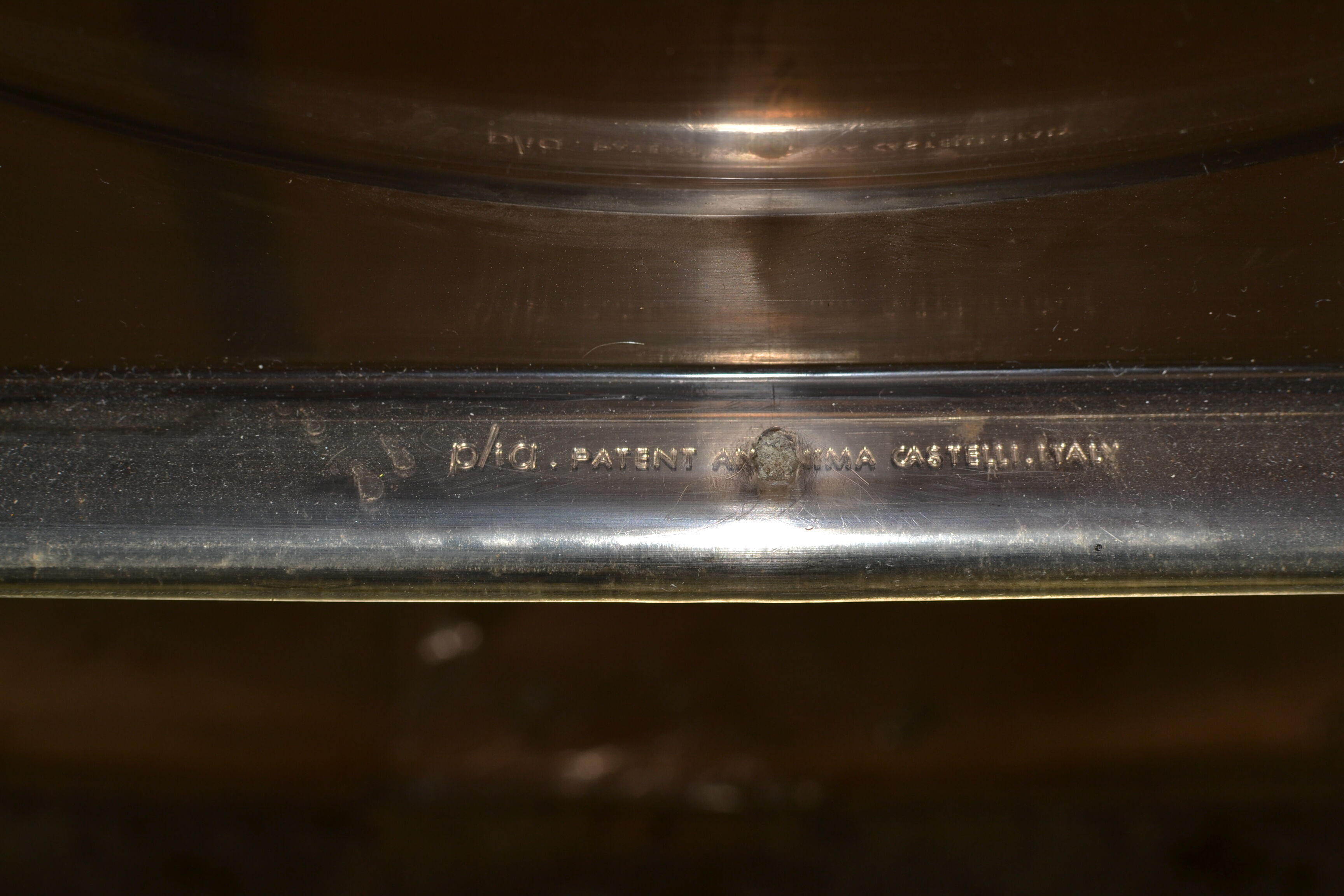 Plia chairs by Giancarlo Piretti for Castelli 1970