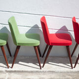 Vintage compass leg chairs, 50