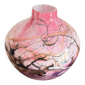 Vase Boule Michele Luzoro - verrerie biot
