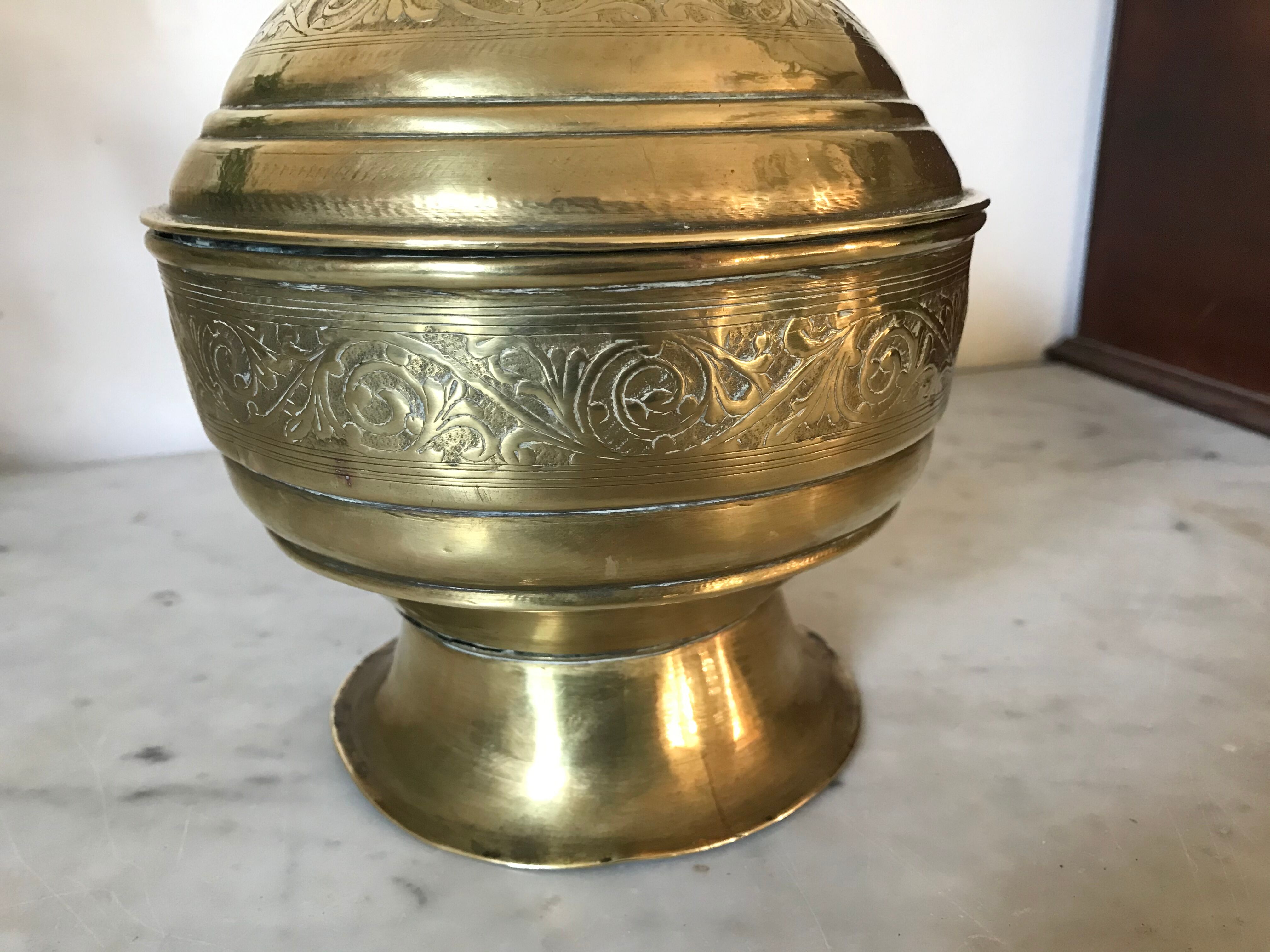Vintage brass box