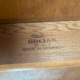 Vintage teak scandinavian signed table