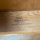 Vintage teak scandinavian signed table