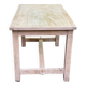 Renovated farmhouse table desk in oak, 110cm from the 1920s.