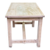 Renovated farmhouse table desk in oak, 110cm from the 1920s.