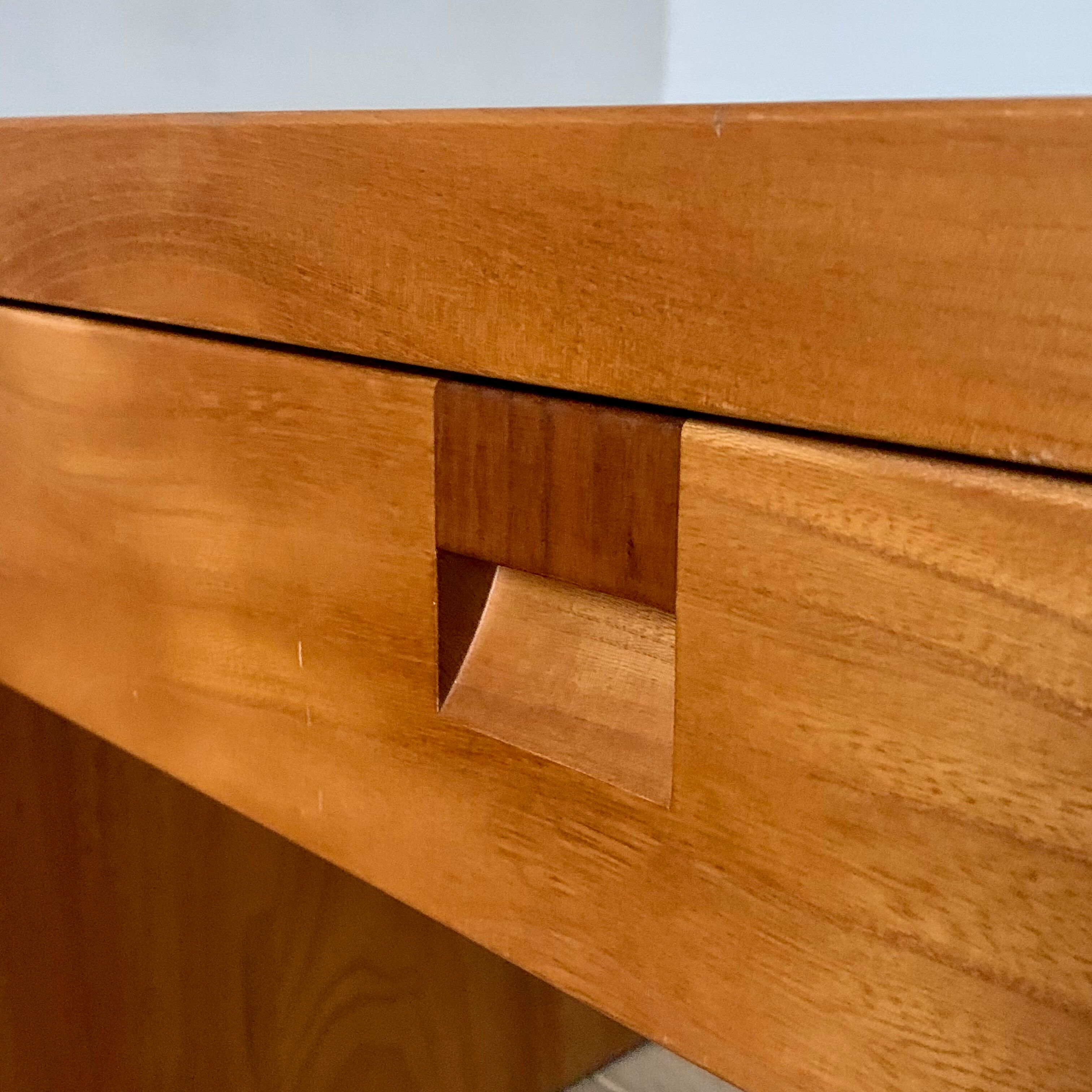 Vintage bedside tables in solid elm