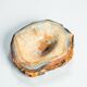Vide-poche en tranche d'agate cristal bleu vintage cendrier 1960