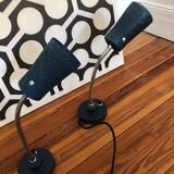 Paire de lampes anciennes revisitées entièrement recâblées