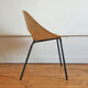 Chaises tulipe de Pierre Guariche par Steiner fibre de verre