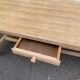 Renovated 19th century farmhouse dining table with drawer 200cm