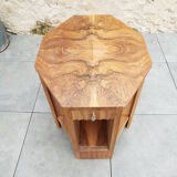 Octagonal art deco side table