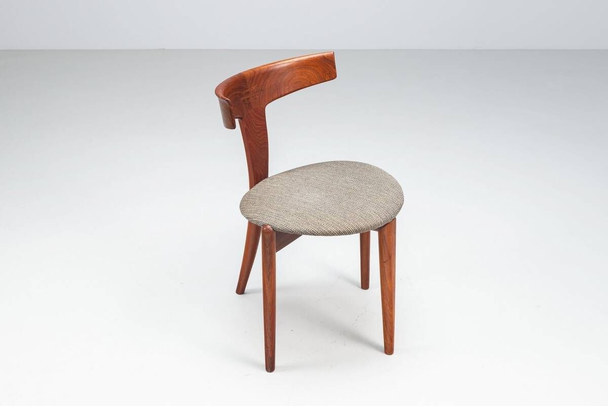 Erik Andersen & Palle Pedersen T-chair model 68 in teak Randers Denmark 1960