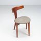 Erik Andersen & Palle Pedersen T-chair model 68 in teak Randers Denmark 1960
