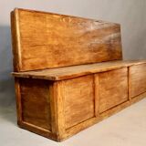 19th Century Spruce Bench Chest