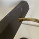 Vintage 1960s black and gold Aluminor banker's desk lamp - 45cm