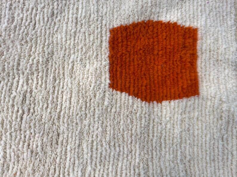 Colorful wool rug size 200 x 300 cm