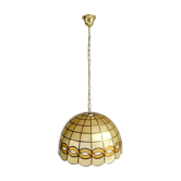 Suspension in mother-of-pearl and brass, vintage style