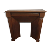 Wooden fireplace