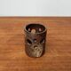 Mid-Century German Brutalist Handmade Pottery Candleholder, 1960s
