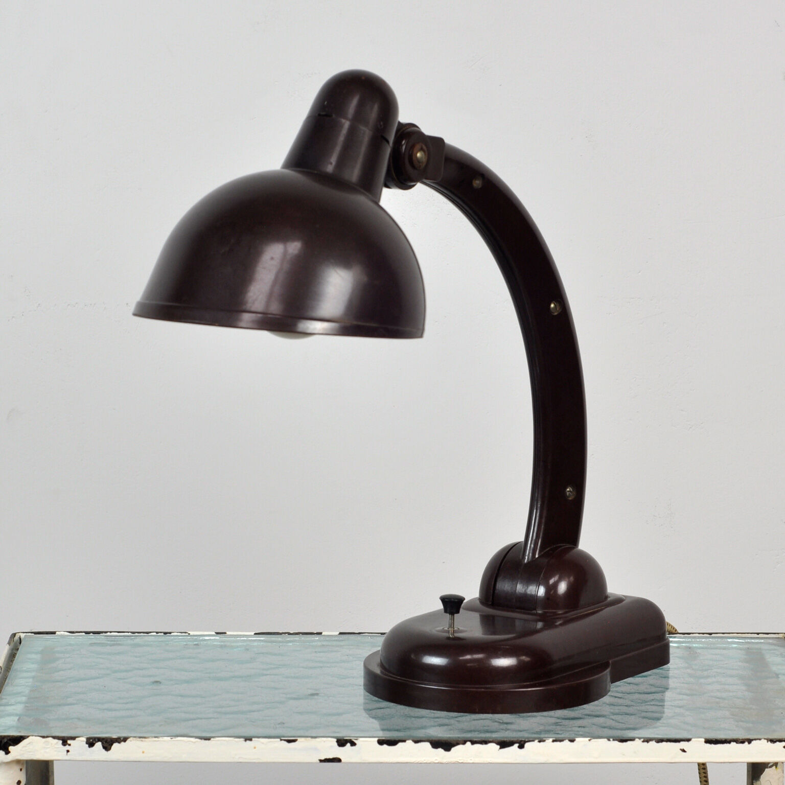 Bakelite Table Lamp By Christian Dell For Heinrich Römmler, 1930s