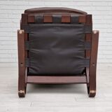 1970s, Norwegian design, Lounge chair model "Kengu" by Erde and Nordahl Solheim for Rybo Rykken