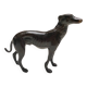Old bronze greyhound dog statue