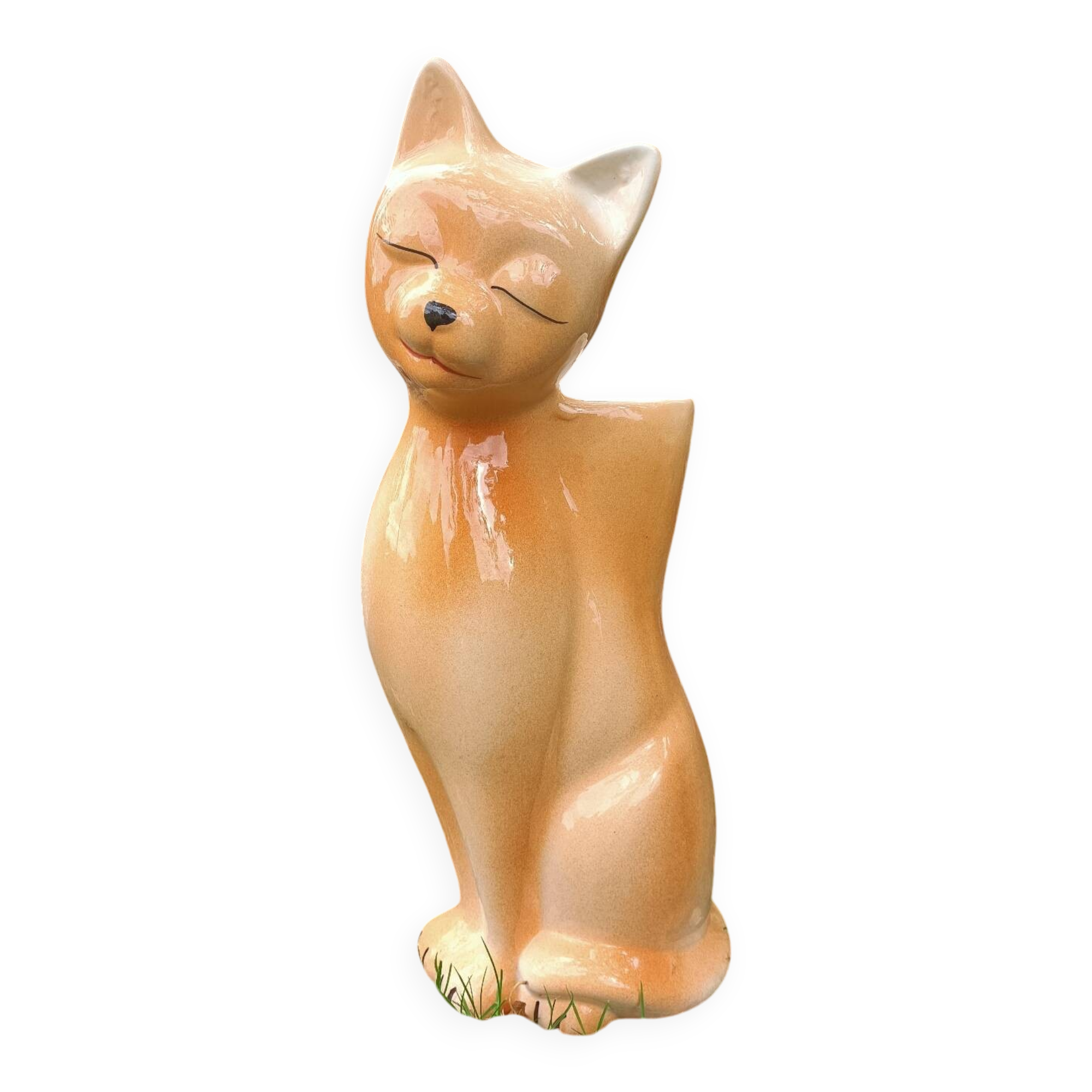 Ceramic cat umbrella stand