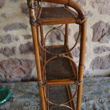 70s bamboo rattan
