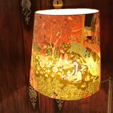 Vintage lampshade persian tales and garden paradise