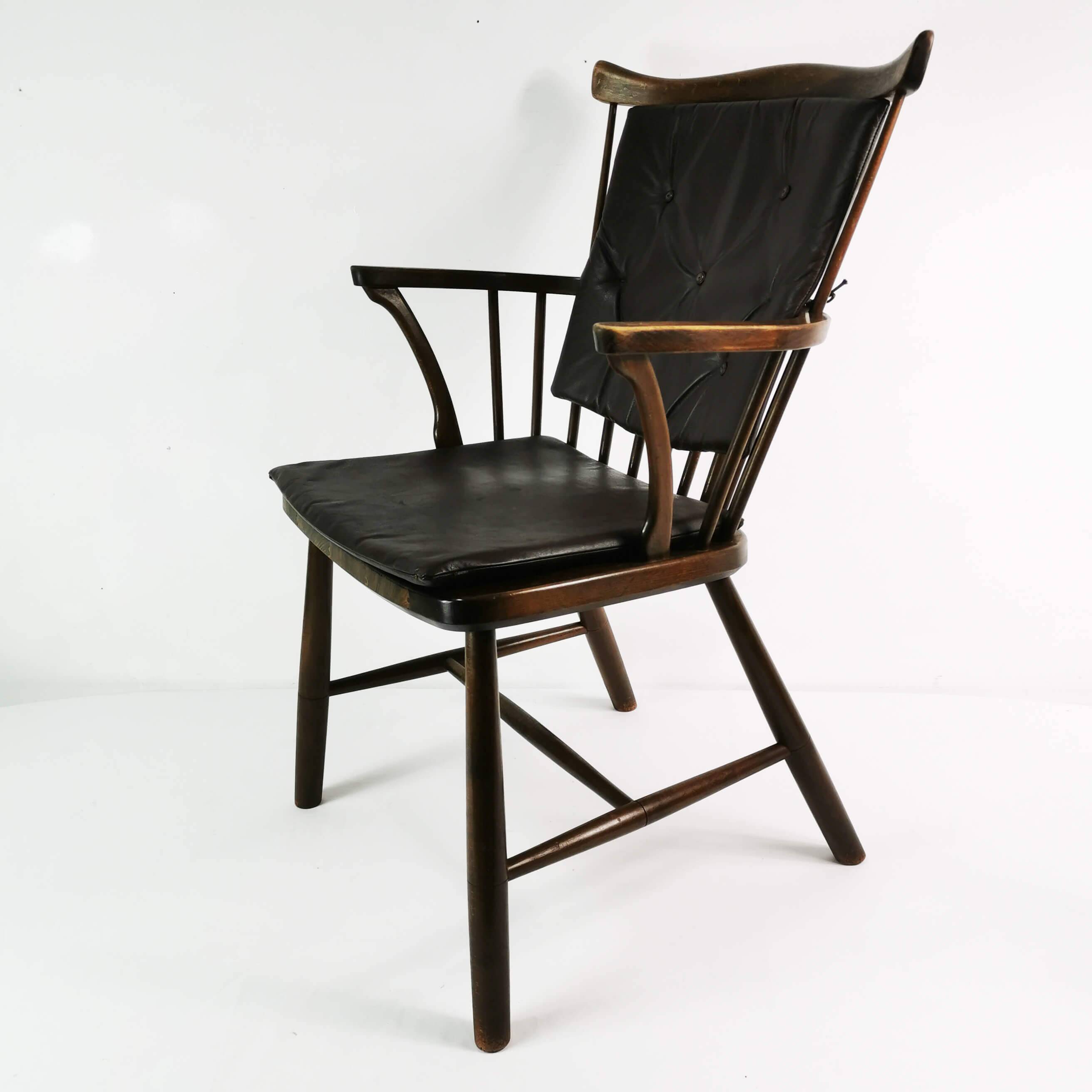 Designer chair, Fredericia Stolefabrik, designed by Borge Mogensen, Denmark