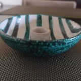 Italian glazed ceramic candle holder Baldelli 1950s 1960s