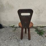 Brutalist tripod chair