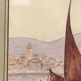 Geo Duchesne (20th century), Framed and signed marine