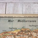 Vintage school map