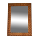 Mirror braided rattan frame 1970 39x54cm