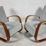 Armchairs in Walnut by Miroslav Navratil for Up Zavody, 1940s