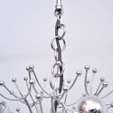 Sputnik ceiling lamp in chrome by Angelo Gaetano Sciolari, 1970s